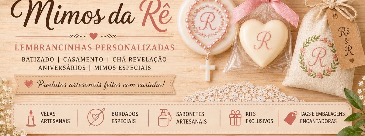 Capa de Artes e mimos da rê 🎁🪡🧵