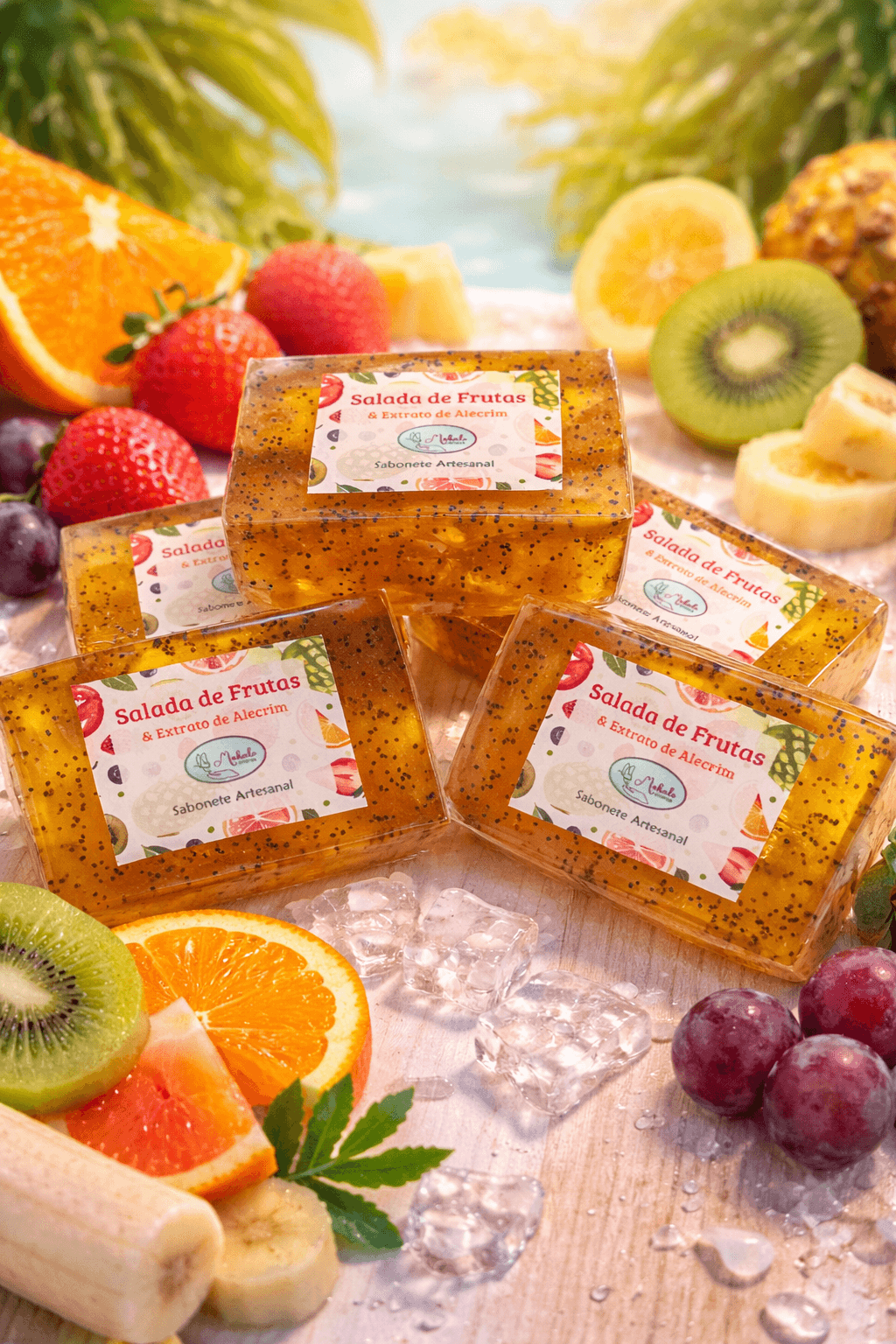 Sabonete Artesanal de Salada de Frutas