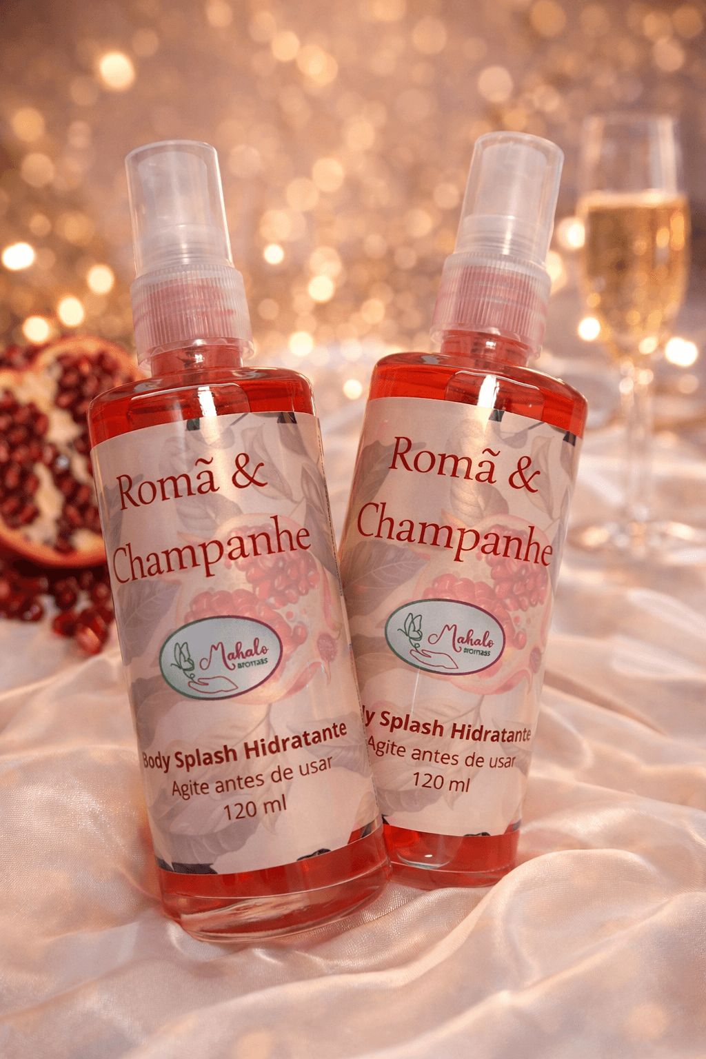 Body Splash Hidratante - Romã com Champanhe