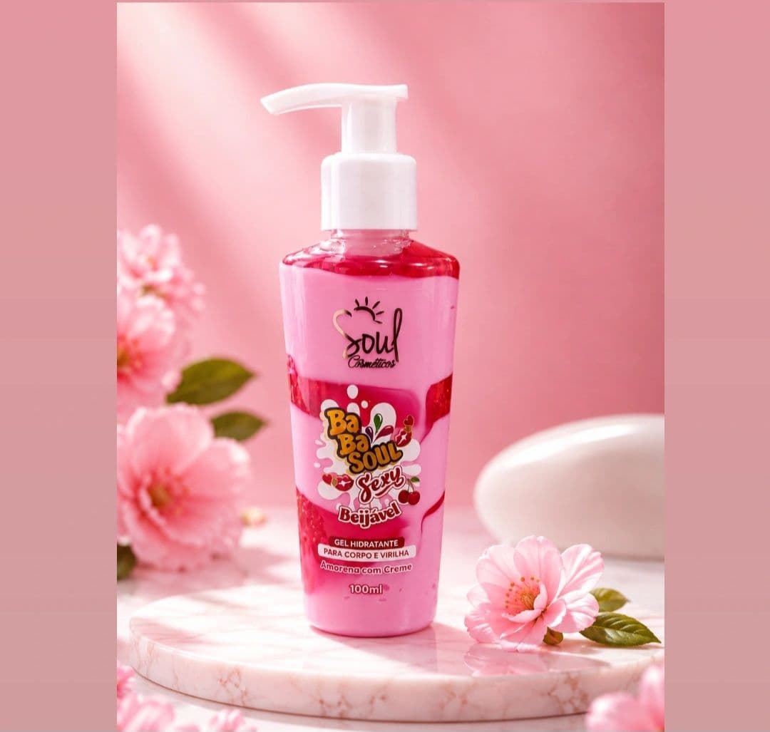 Gel Hidratante Babasoul Amorena com creme