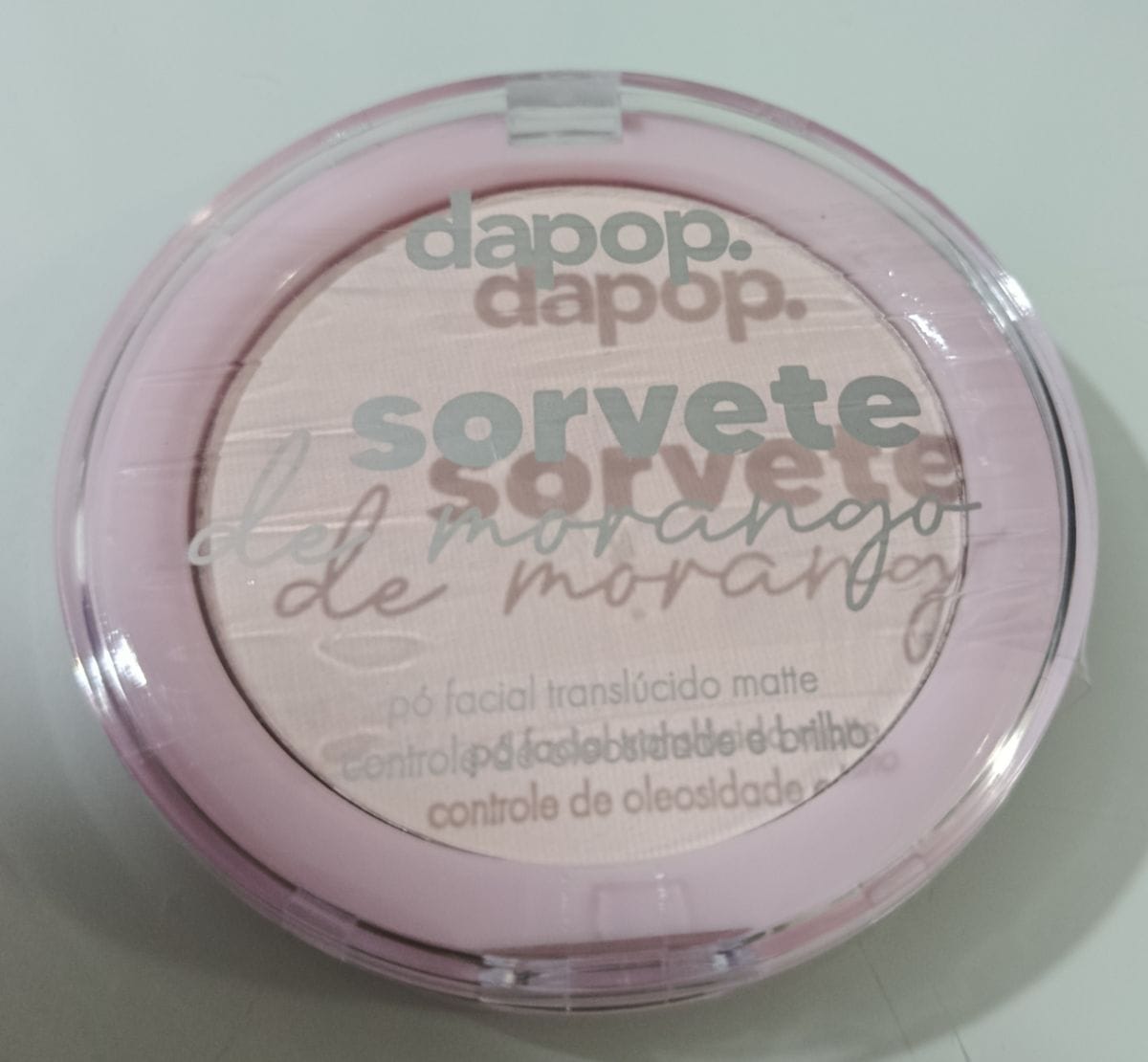 Pó facial translúcido matte Dapop