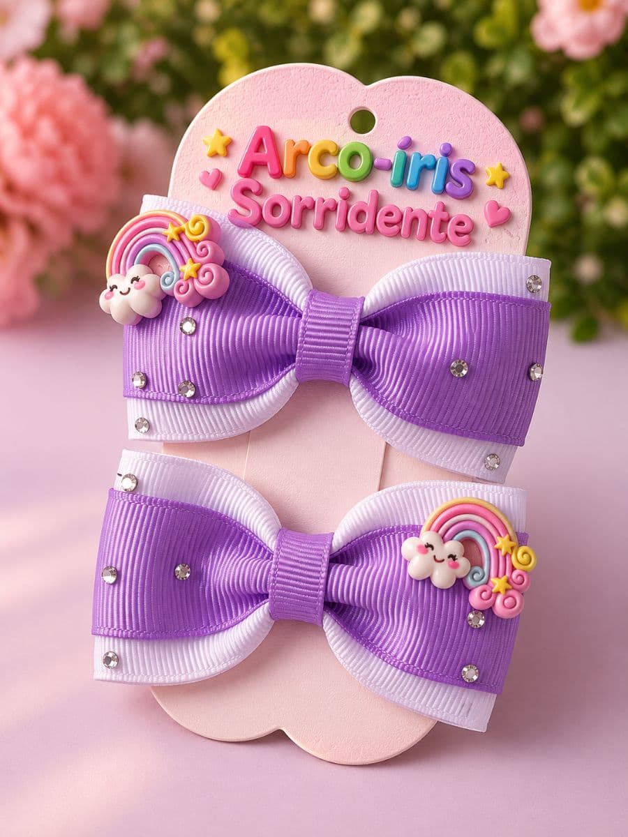 PARZINHOS ARCO-ÍRIS SORRIDENTE