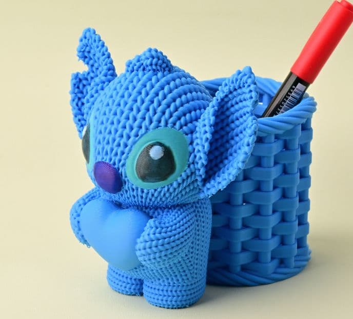 Porta Canetas Stitch.