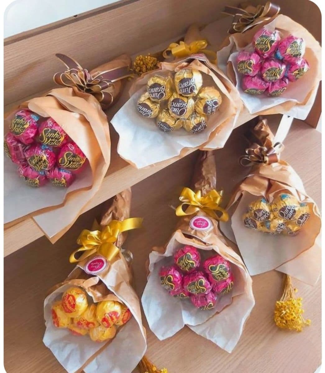 Buques de chocolates 🍫