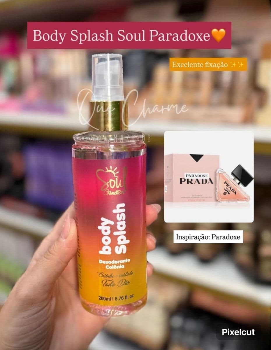 Body Splash Soul Cosméticos Paradoxe 200 ml