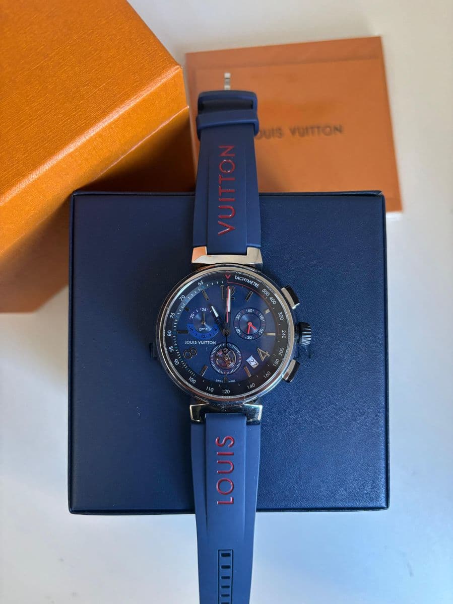PROMOÇÃO! Louis Vuitton Tambour Premium Top * Cronógrafo funcional * Acabamento premium * Garantia de 1 ano