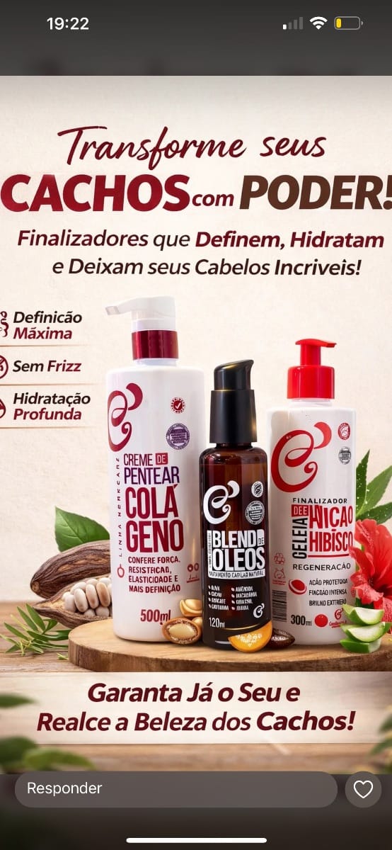 Kit pentear saudável