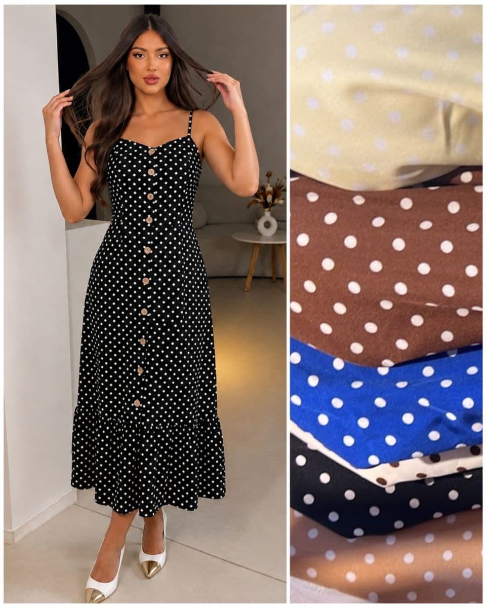 Vestido Max Midi Alcinha