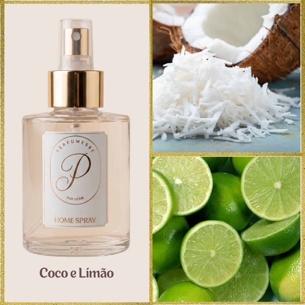 HOME SPRAY COCO E LIMÃO - 200ML FRASCO PET