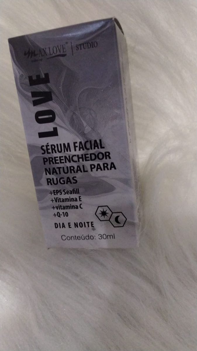 SERUM FACIAL PREENCHEDOR NATURAL PARA RUGAS MAX LOVE