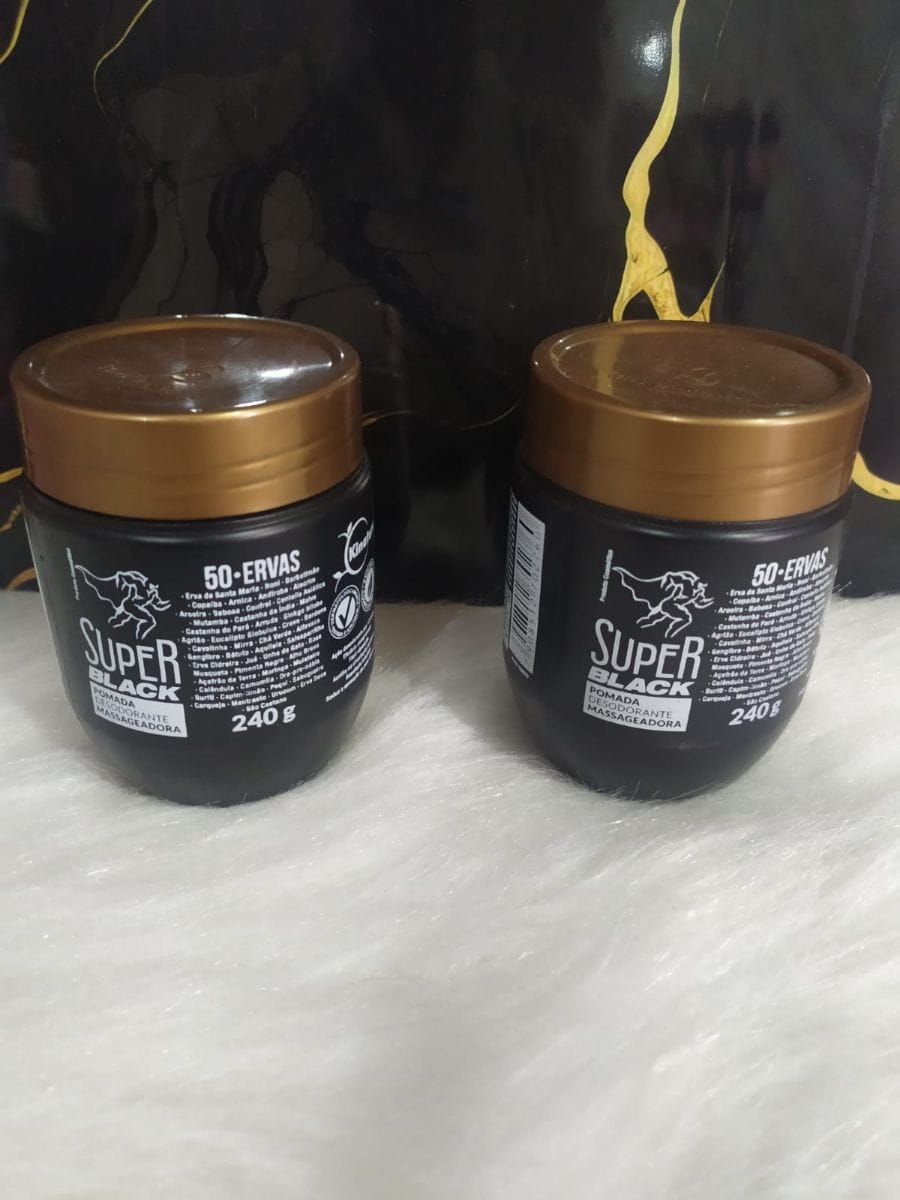 POMADA PRETA MASSAGEADORA 50 ERVAS 240MG