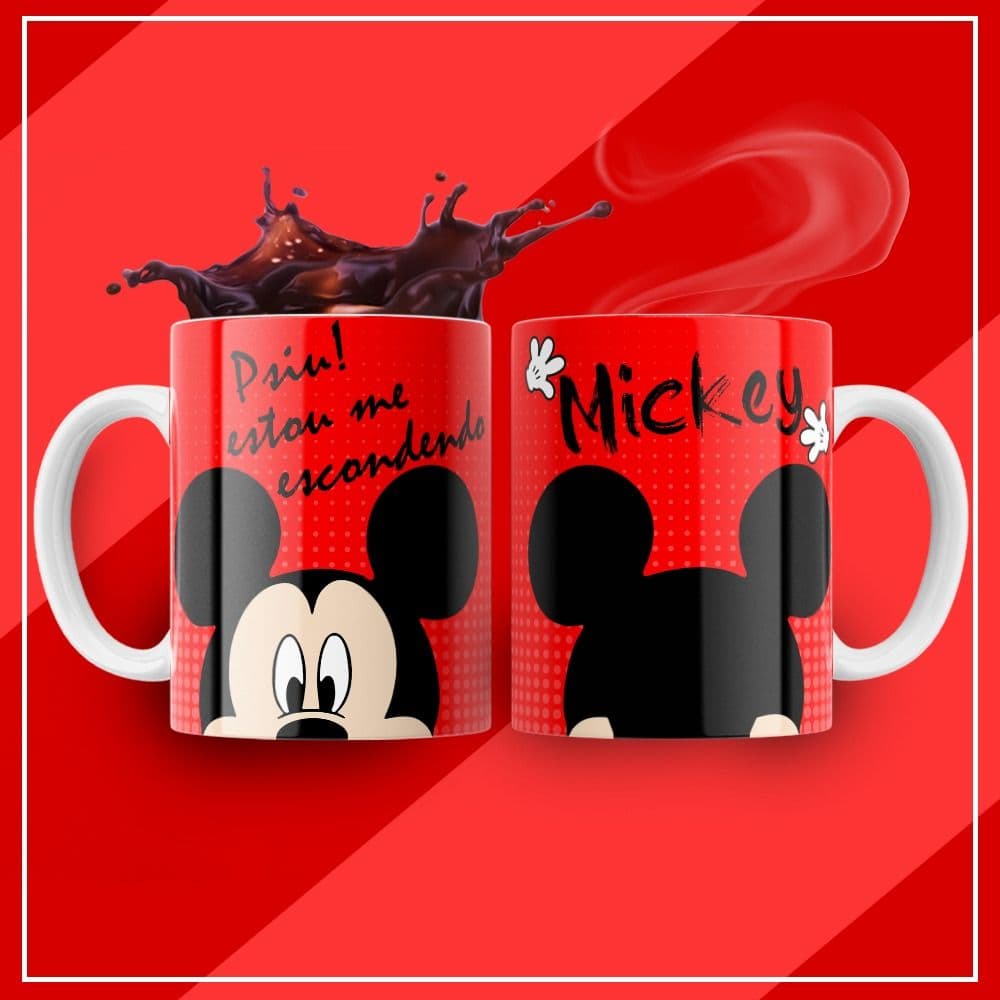 Canecas turma do Mickey
