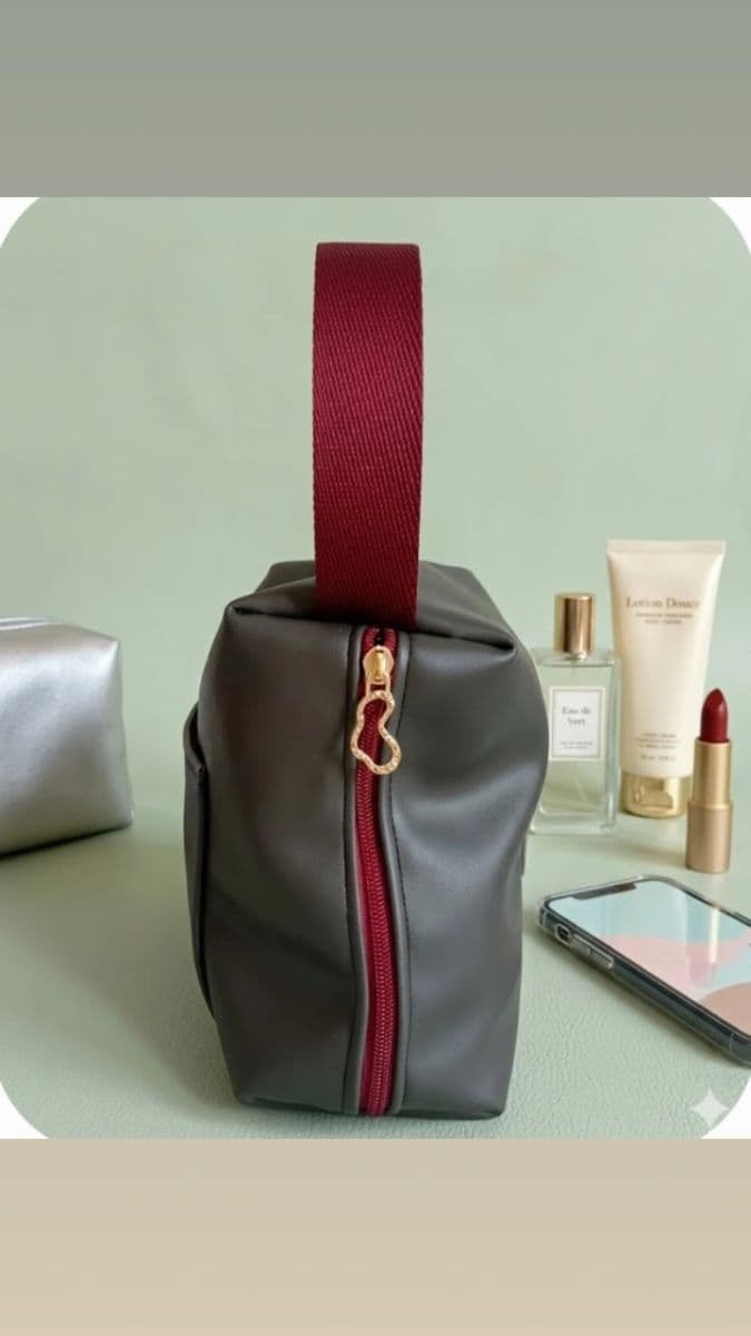 Necessaire Box, couro sintético