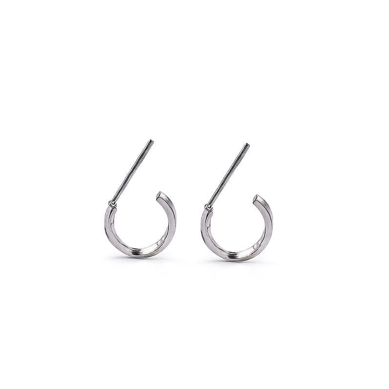 Argola de aço inox, fio torcido 1 cm 1852026
