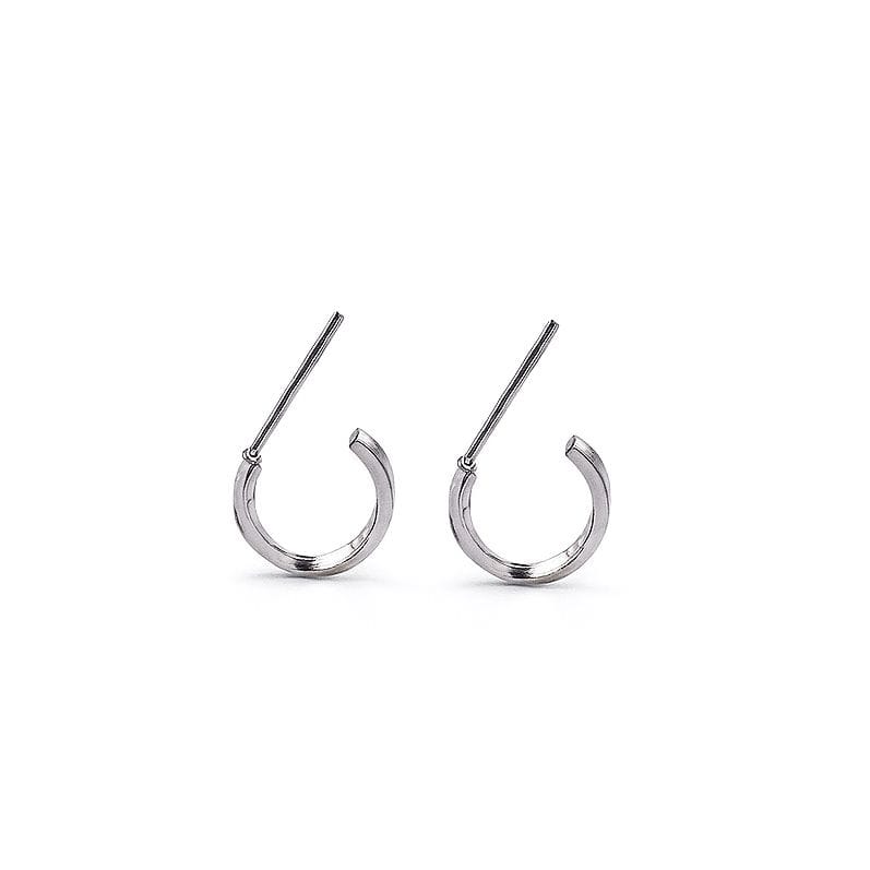 Argola de aço inox, fio torcido 1 cm 1852026